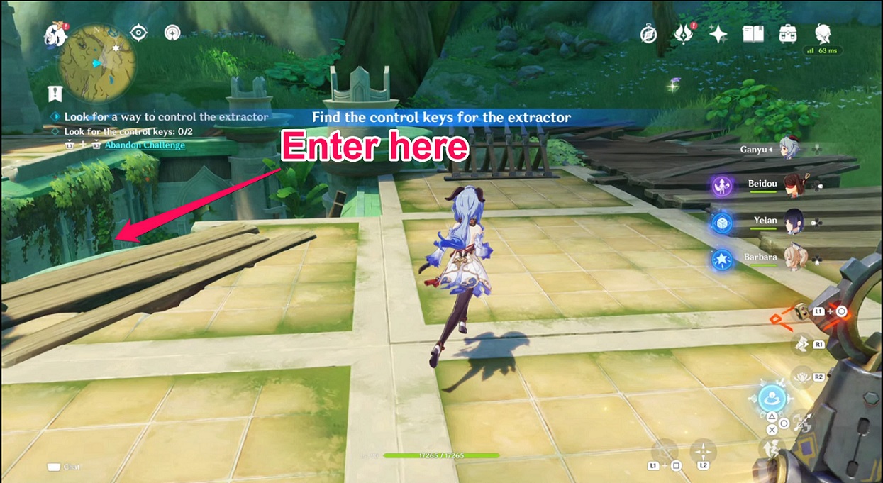 Genshin - Strange Device 1 second key