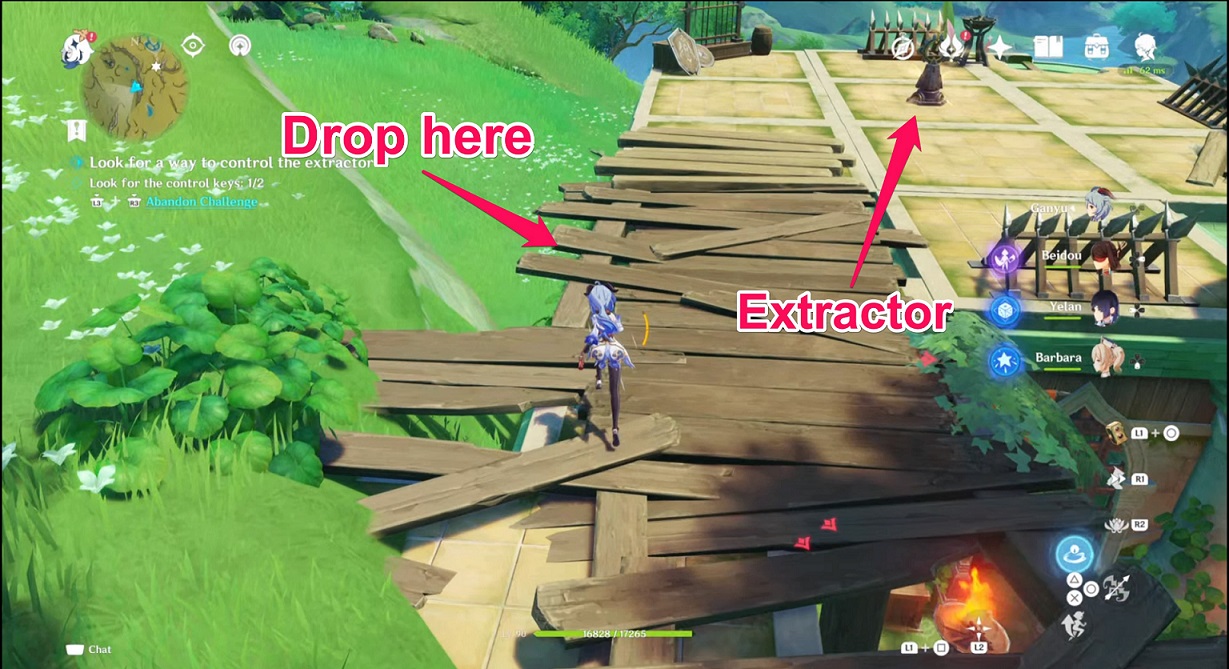 Genshin - Strange Device 1 first key