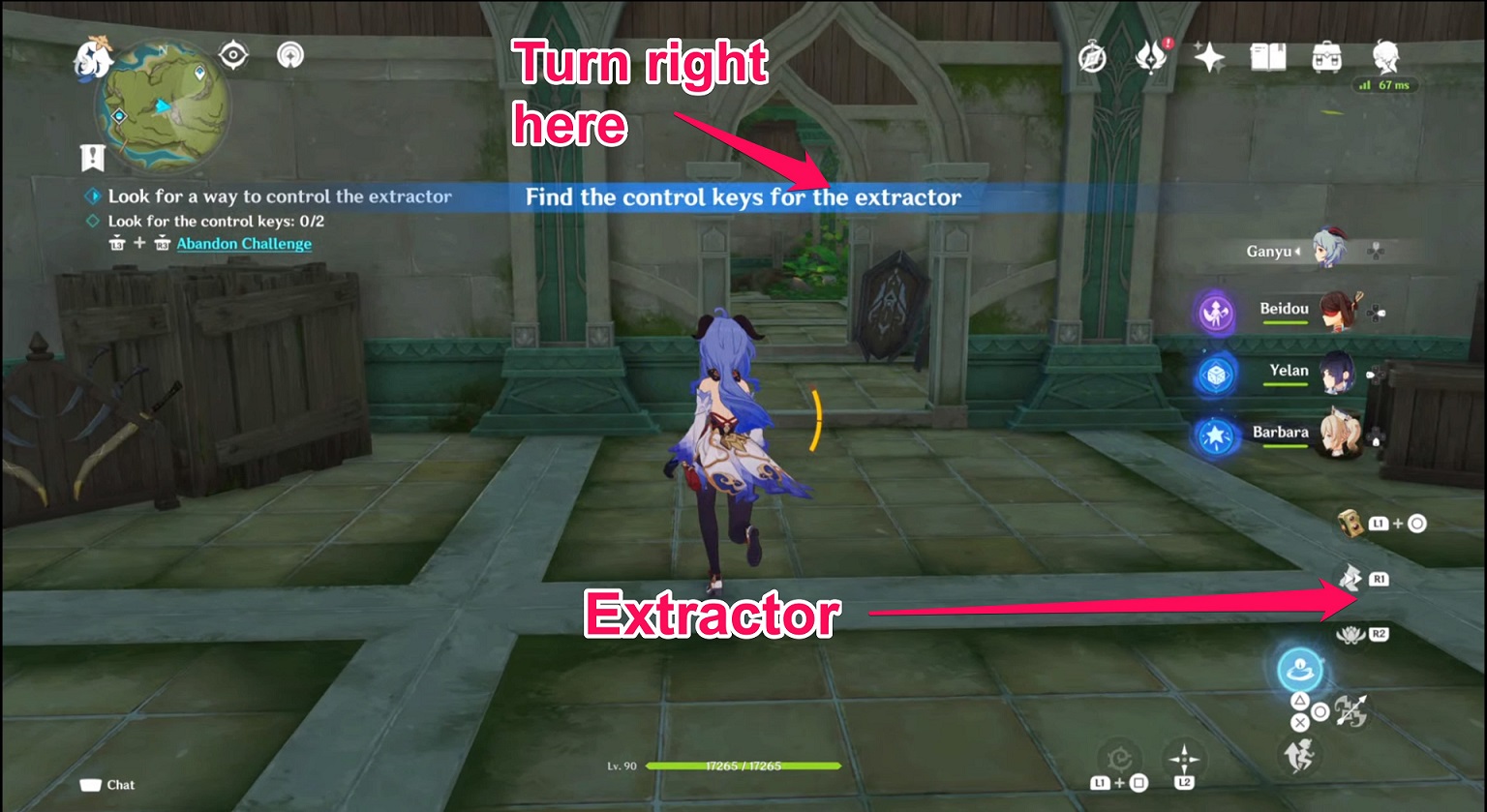 Genshin - Strange Device 2 first key