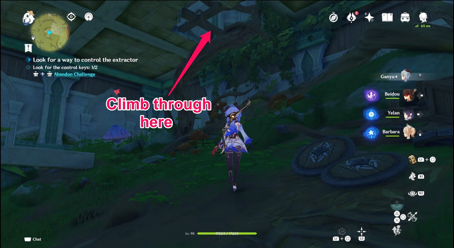 Genshin - Strange Device 3 second key