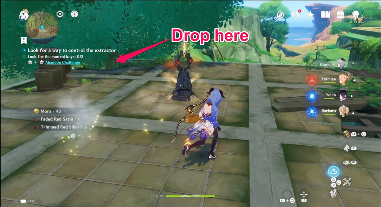 Genshin - Strange Device 5 first key