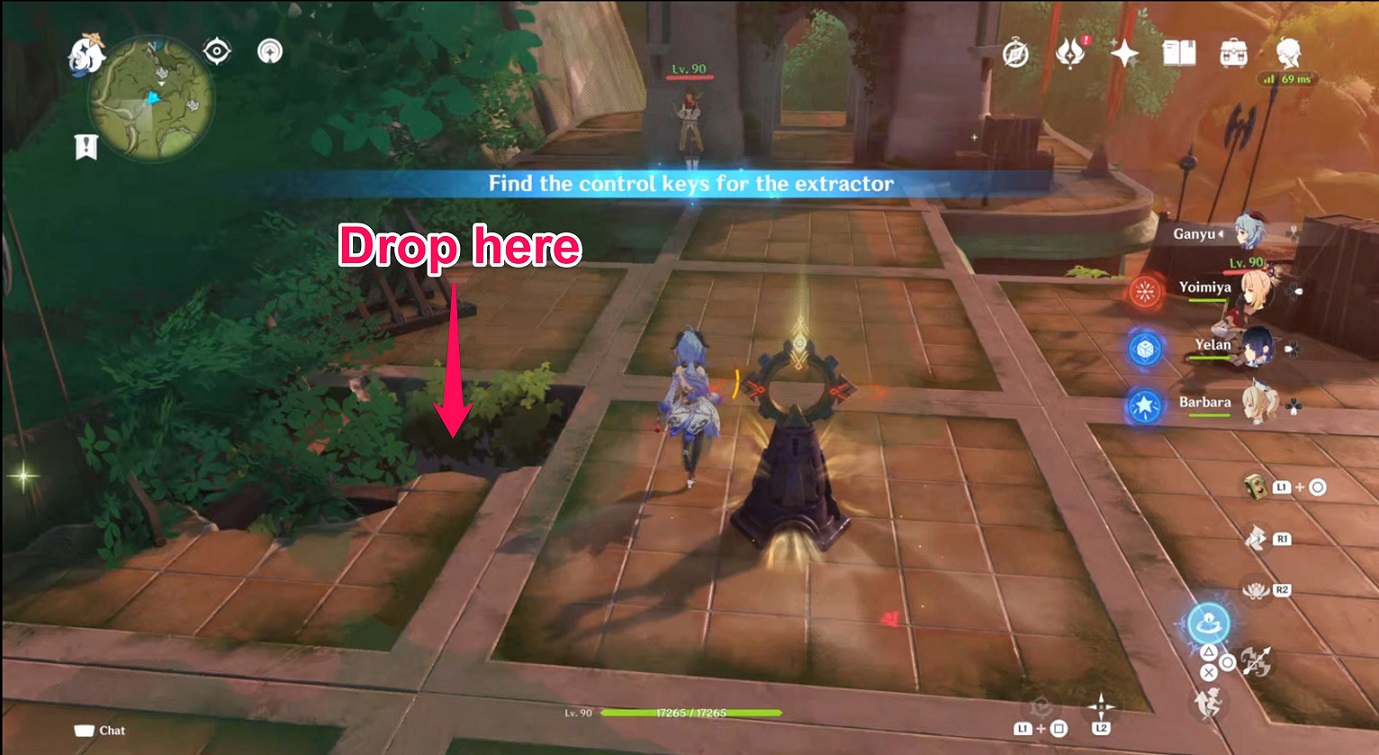 Genshin - Strange Device 6 first key