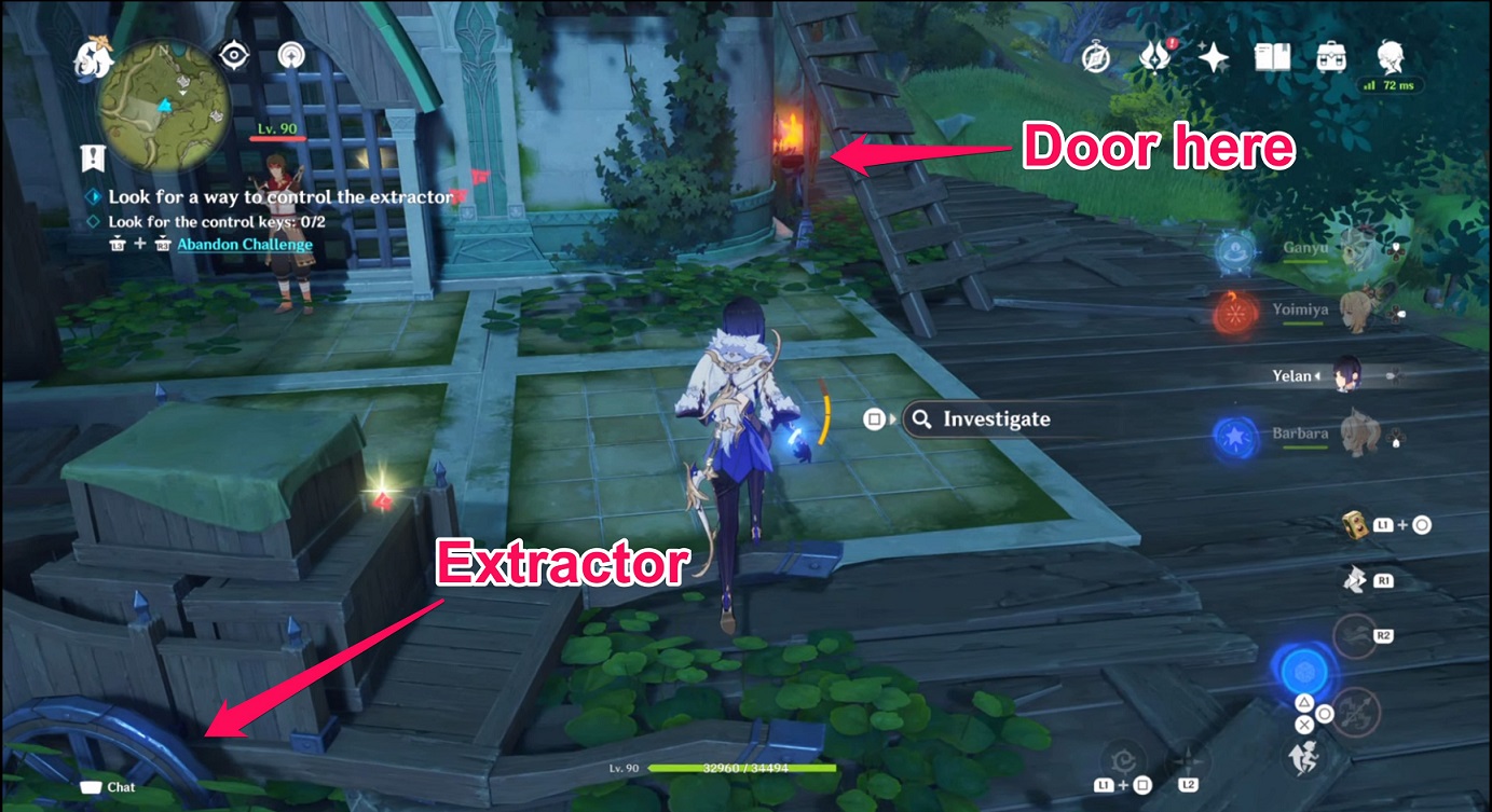 Genshin - Strange Device 6 second key