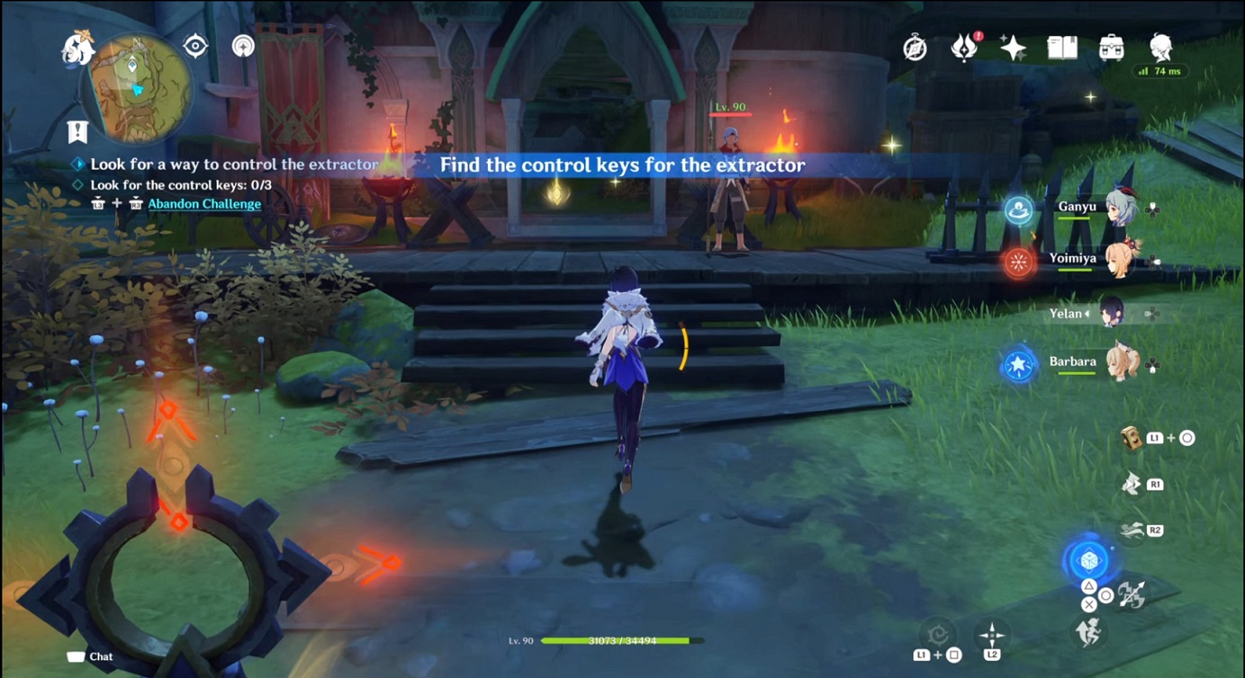 Genshin - Strange Device 7 first key