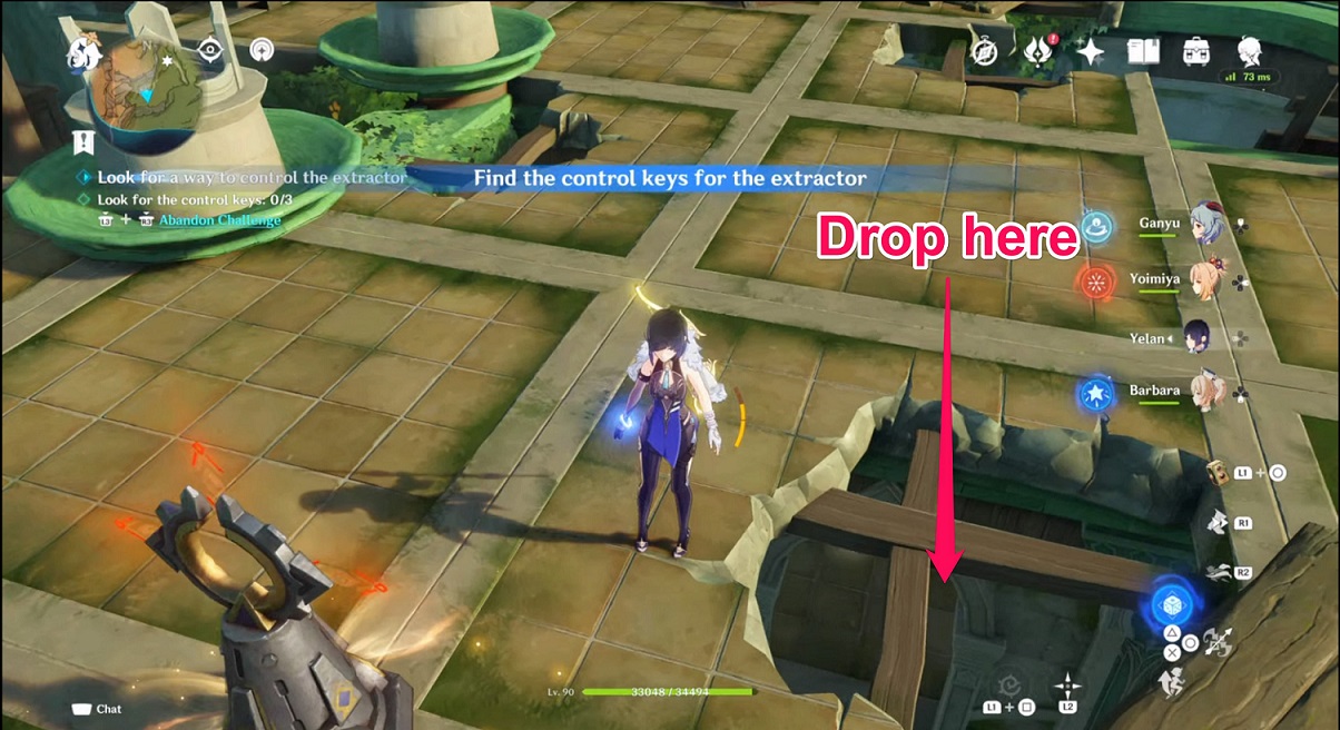 Genshin - Strange Device 8 first key