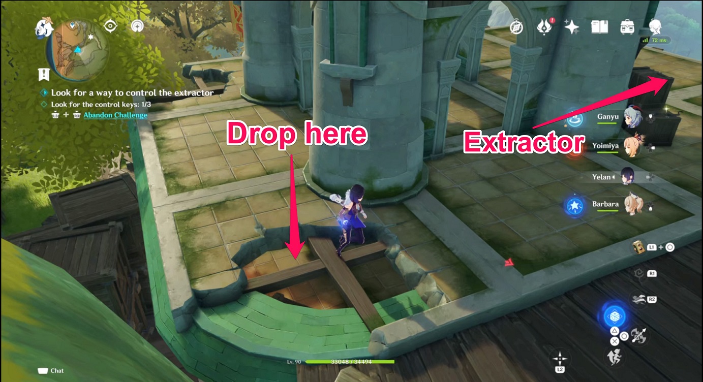 Genshin - Strange Device 8 second key