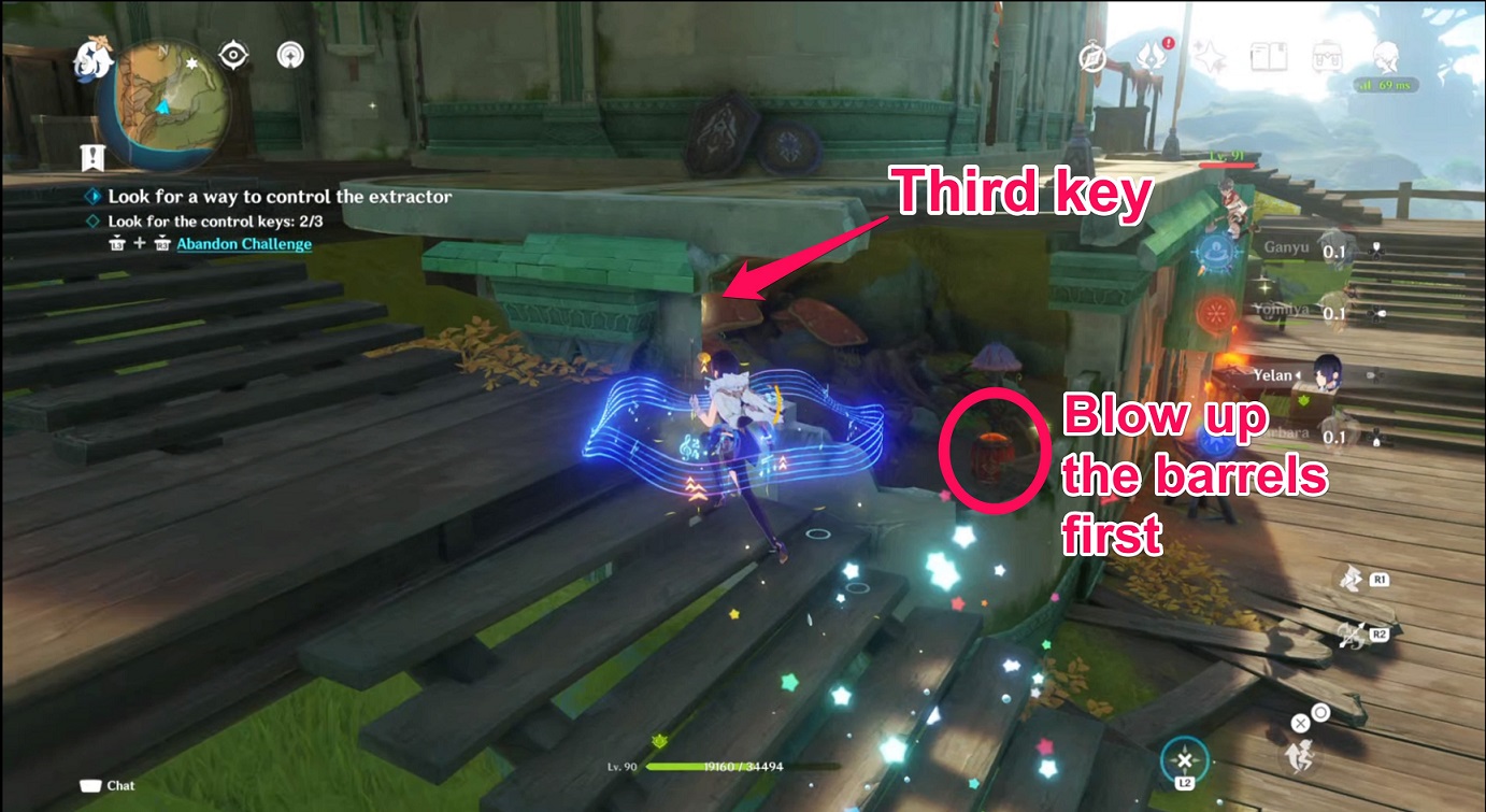 Genshin - Strange Device 8 third key