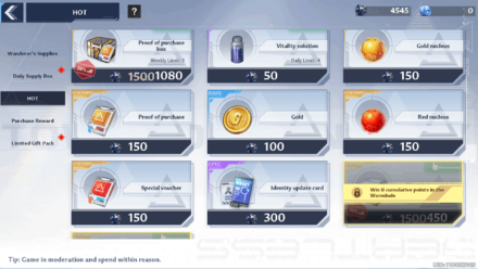 Tower of Fantasy - Convert Dark Crystals to Red Nucleus