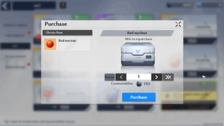 Tower of Fantasy - How to convert Dark Crystals to Red Nucleus step 3