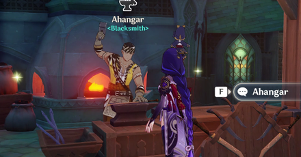 Genshin Impact How to Use Blueprint for Dendro Treasure Compass Talk to Ahangar in Sumeru City