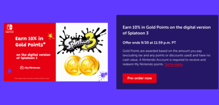 Earn 10 percent in Gold Points