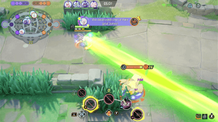 Pokemon UNITE - Mew Bursting Down Duraludon with Solar Beam.png