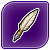 Sticker (Quill - Elegant Style) Icon