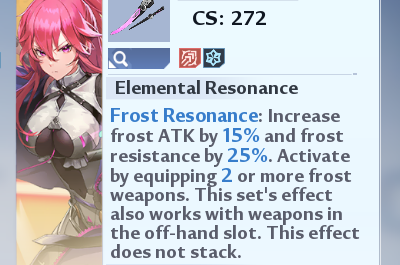 Frost Resonance Info