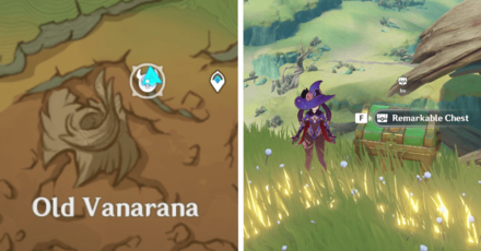 Genshin Impact Remarkable Chest Location  Old Vanarana 38