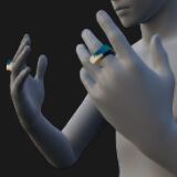 Ring, Wood and Resin