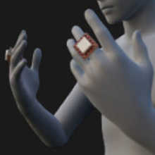 Ring, Square Cocktail