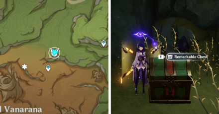 Genshin Impact Remarkable Chest Location  Old Vanarana #37