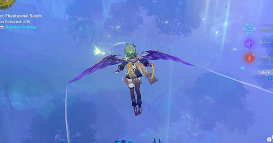 Genshin - collecting Phantasmal Seeds