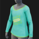 Branded, Scoop Neck, Long