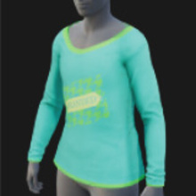 Branded, Scoop Neck, Long