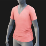 V-Neck, Short, Original