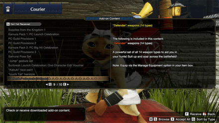 MH Rise Sunbreak - Claim Defender Weapons From Senri