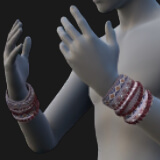 Bracelets, Silicone, Assorted