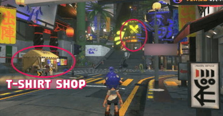 Splatoon 3 - Available at the T-Shirt Shop at the City Square