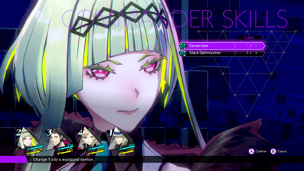 Soul Hackers 2 - Commander Skills