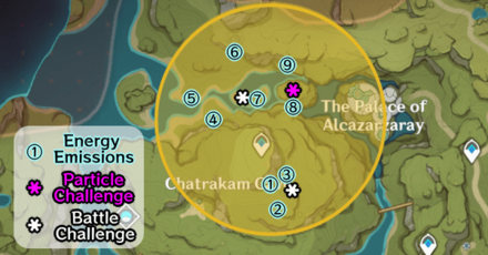 Genshin - Treasure Area 1 Chatrakam Cave Locations 1