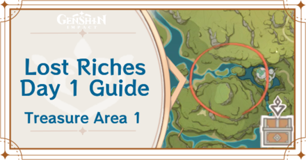 Genshin Impact - Lost Riches Day 1 Guide for Treasure Area 1