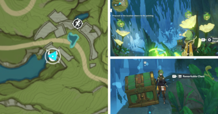 Genshin Impact Remarkable Chest Location Fane of Ashvattha #34