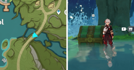 Genshin Impact Remarkable Chest Location South of Sumeru City #8