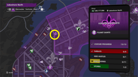 Saints Row - Intersection Map Location