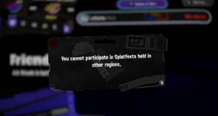 Splatoon 3 - Region Locked Friends