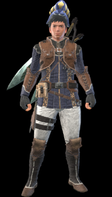 Monksnail Hat Layered Armor Piece (Separate) (Hunter)