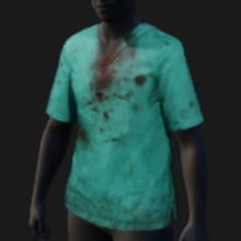 Scrubs Top, Soiled