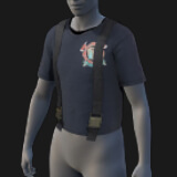 Firefighter Shirt, Suspenders