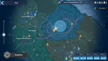 Tower of Fantasy - Aesperia Tower of Fantasy Omnium Beacon Map