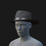 Western Hat, Gambler