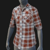 Flannel, Rolled Sleeves