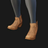 Boots, Cowboy, Short, Square