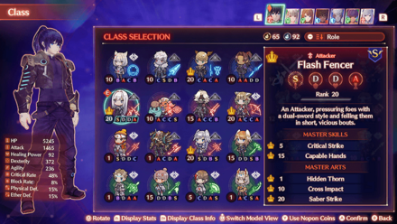 Xenoblade Chronicles 3 - Raise Flash Fencer to Rank 20