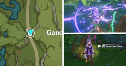 Genshin Impact Remarkable Chest Location Gandha Hill #6