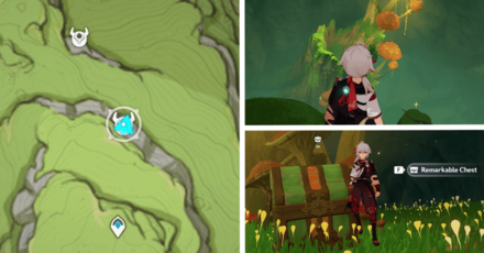 Genshin Impact Remarkable Chest Location North of Pardis Dhyai #31