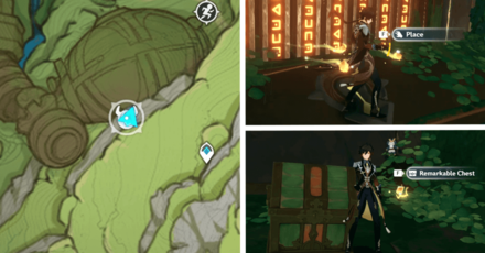 Genshin Impact Remarkable Chest Location Devantaka Mountain #15