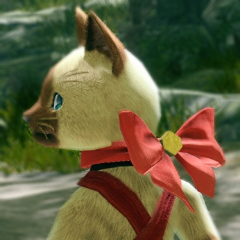 Bow Collar Layered Armor Piece (Separate) (Palico)