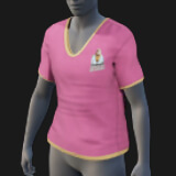 Twisty Creamy, V-Neck