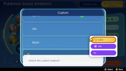 Pokemon UNITE - Purchase Additional Emblem Loadout.png